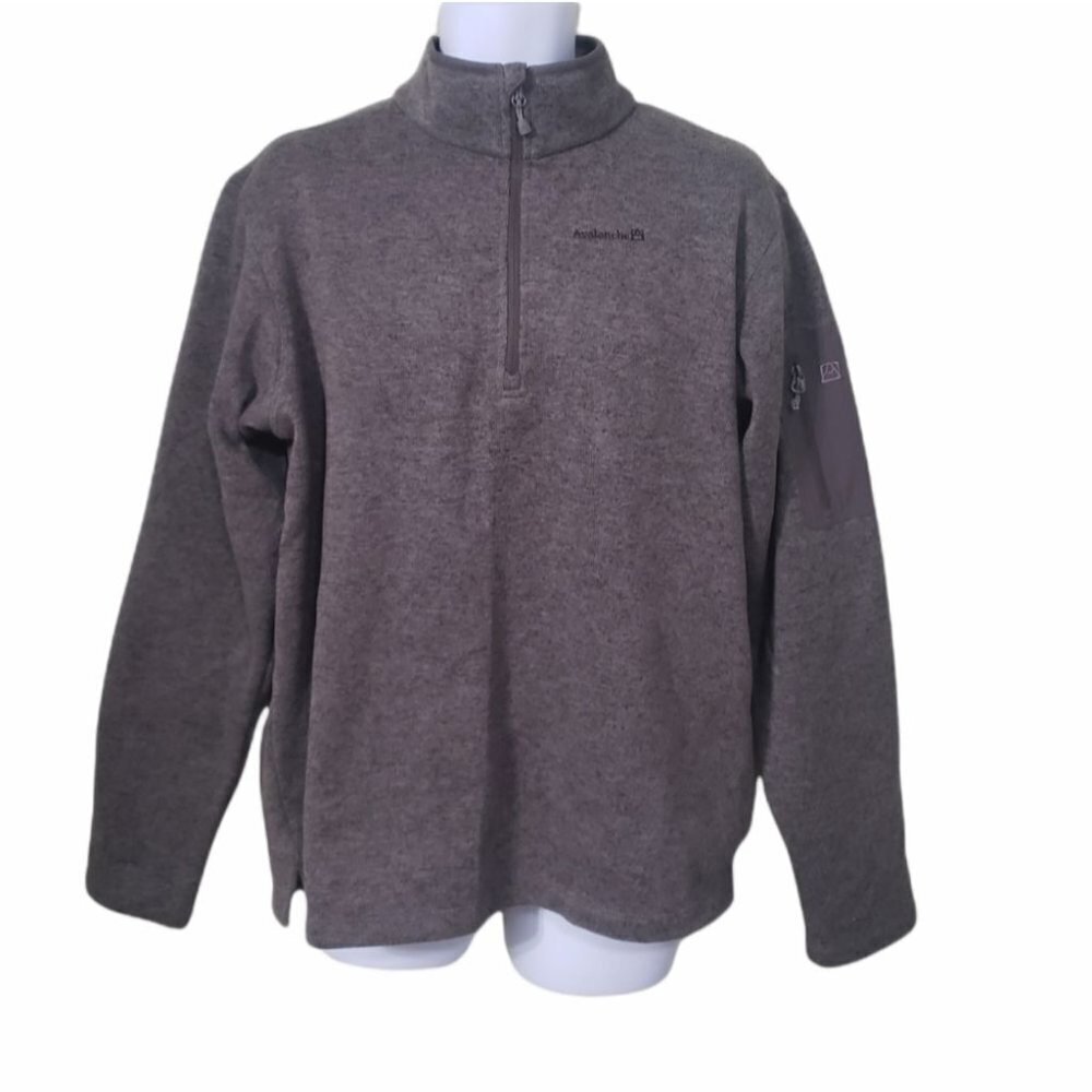 𝅺AVALANCHE 1/4 Zip Knit Performance Hiking Outdoor Pullover Sweater - Men's